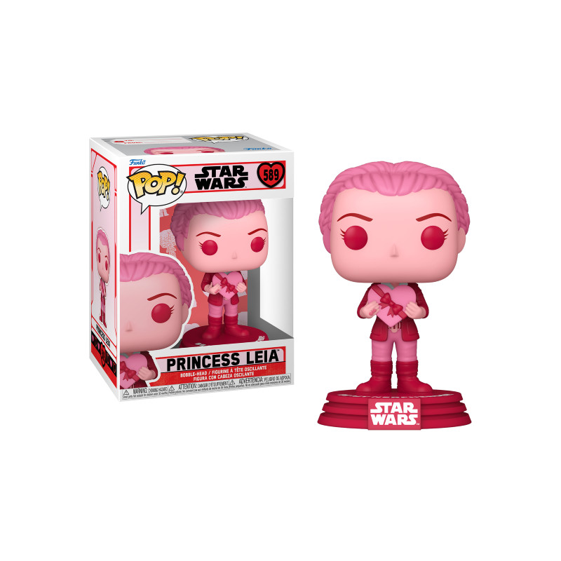 LEIA SAINT VALENTIN / STAR WARS / FIGURINE FUNKO POP