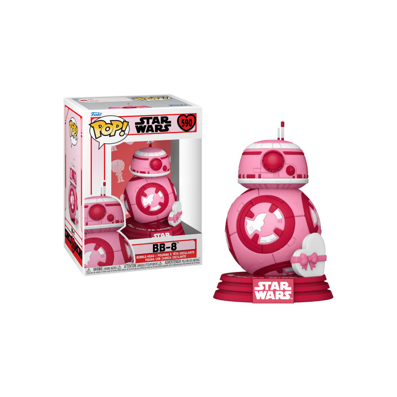 BB-8 REN SAINT VALENTIN / STAR WARS / FIGURINE FUNKO POP