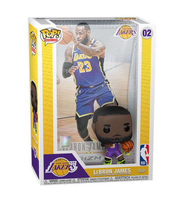 LEBRON JAMES TRADING CARDS / LOS ANGELES LAKERS / FIGURINE FUNKO POP