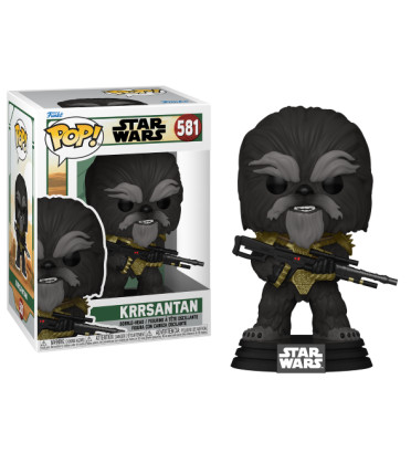 KRRSANTAN WITH BG / STAR WARS BOOK OF BOBA FETT / FIGURINE FUNKO POP