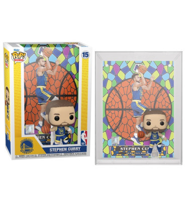 STEPHEN CURRY TRADING CARD MOSAIC / GOLDEN STATE WARRIORS / FIGURINE FUNKO POP