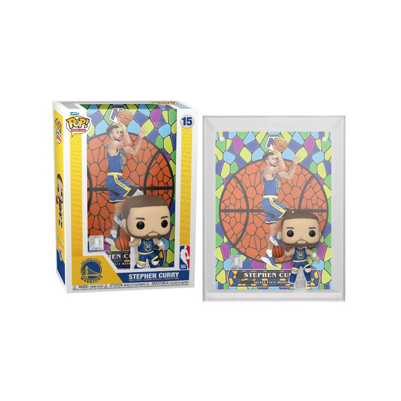 STEPHEN CURRY TRADING CARD MOSAIC / GOLDEN STATE WARRIORS / FIGURINE FUNKO POP