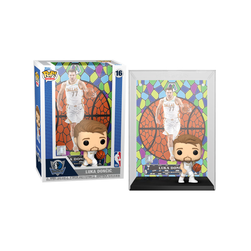 LUKA DONCIC TRADING CARD MOSAIC / MAVERICKS / FIGURINE FUNKO POP