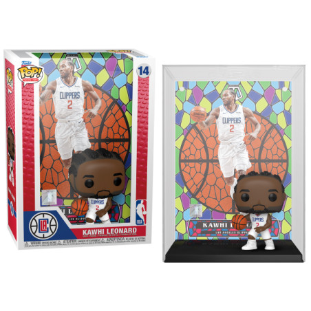 KAWHI LEONARD TRADING CARD MOSAIC / CLIPPERS / FIGURINE FUNKO POP