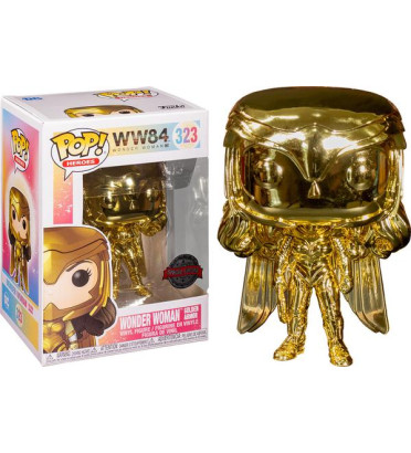 WONDER WOMAN GOLDEN ARMOR / WONDER WOMAN 84 / FIGURINE FUNKO POP / EXCLUSIVE SPECIAL EDITION