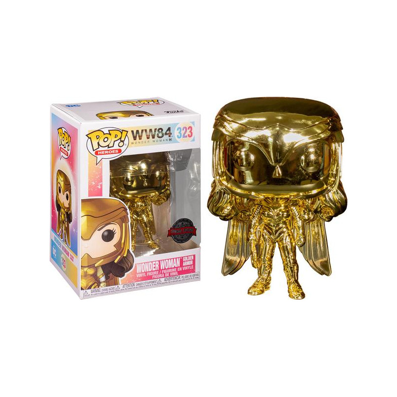 WONDER WOMAN GOLDEN ARMOR / WONDER WOMAN 84 / FIGURINE FUNKO POP / EXCLUSIVE SPECIAL EDITION