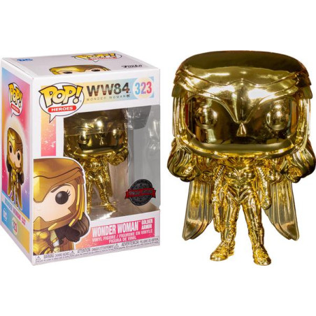 WONDER WOMAN GOLDEN ARMOR / WONDER WOMAN 84 / FIGURINE FUNKO POP / EXCLUSIVE SPECIAL EDITION