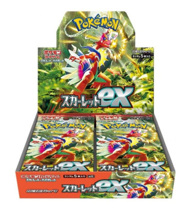 DISPLAY 30 BOOSTERS SCARLET ET VIOLET SV1 / CARTE POKEMON JAPONAIS