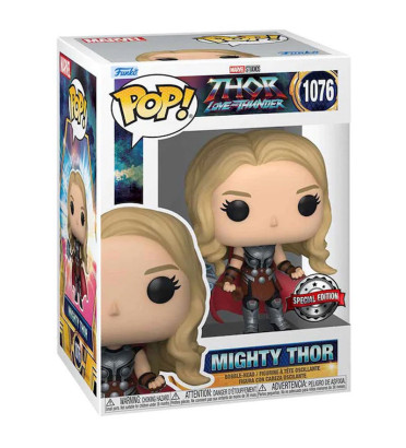 MIGHTY THOR NO HELMET / THOR LOVE AND THUNDER / FIGURINE FUNKO POP / EXCLUSIVE SPECIAL EDITION