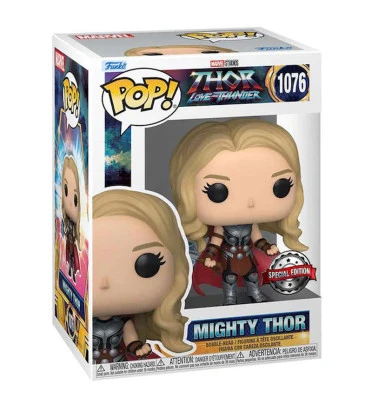 MIGHTY THOR NO HELMET / THOR LOVE AND THUNDER / FIGURINE FUNKO POP / EXCLUSIVE SPECIAL EDITION
