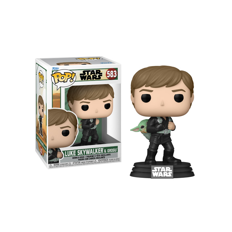 LUKE SKYWALKER ET GROGU / STAR WARS BOOK OF BOBA FETT / FIGURINE FUNKO POP