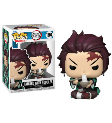 TANJIRO WITH NOODLES / DEMON SLAYER / FIGURINE FUNKO POP TANJIRO WITH NOODLES / DEMON SLAYER / FIGURINE FUNKO POP