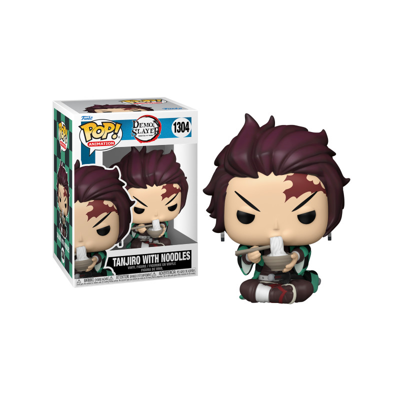 TANJIRO WITH NOODLES / DEMON SLAYER / FIGURINE FUNKO POP