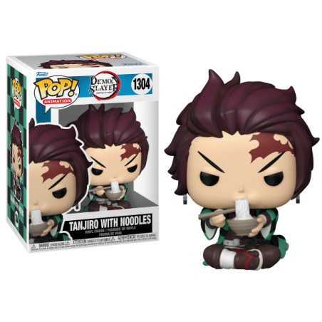 TANJIRO WITH NOODLES / DEMON SLAYER / FIGURINE FUNKO POP