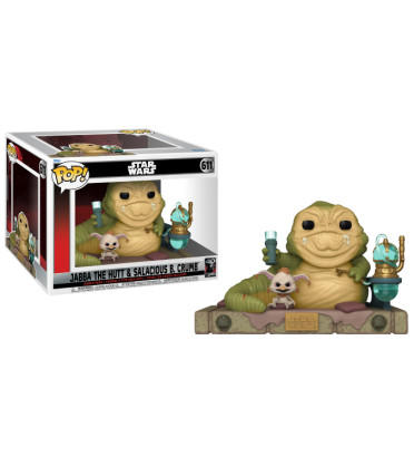 JABBA THE HUT AND SALACIOUS B CRUMB / STAR WARS / FIGURINE FUNKO POP