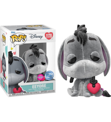 WINNIE THE POOH WITH HEART / WINNIE LOURSON / FIGURINE FUNKO POP / EXCLUSIVE SPECIAL EDITION / FLOCKED WINNIE THE POOH WITH HEART / WINNIE LOURSON / FIGURINE FUNKO POP / EXCLUSIVE SPECIAL EDITION / FLOCKED