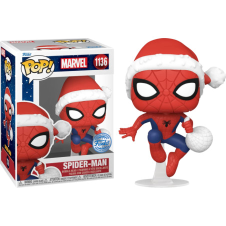 SPIDER-MAN IN SANTA HAT BEYOND AMAZING / MARVEL / FIGURINE FUNKO POP / EXCLUSIVE SPECIAL EDITION