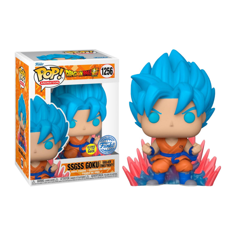 SSGSS GOKU KAIO-KEN TIMES TWENTY / DRAGON BALL SUPER / FIGURINE FUNKO POP / EXCLUSIVE SPECIAL EDITION / GITD