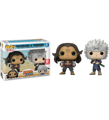 2 PACK HASHIRAMA ET TOBIRAMA / NARUTO / FIGURINE FUNKO POP / EXCLUSIVE AE