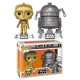 2 PACK C-3PO ET R2-D2 CONCEPT SERIES / STAR WARS / FIGURINE FUNKO POP / EXCLUSIVE SPECIAL EDITION