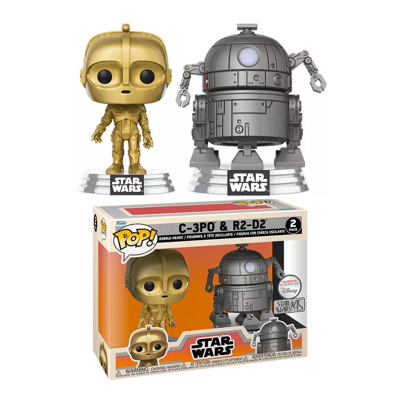 2 PACK C-3PO ET R2-D2 CONCEPT SERIES / STAR WARS / FIGURINE FUNKO POP / EXCLUSIVE SPECIAL EDITION