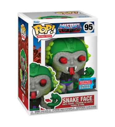 SNAKE FACE / LES MAITRES DE LUNIVERS / FIGURINE FUNKO POP / EXCLUSIVE NYCC 2021