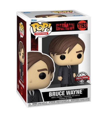 BRUCE WAYNE / THE BATMAN / FIGURINE FUNKO POP / EXCLUSIVE SPECIAL EDITION