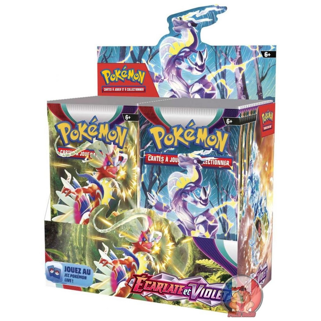 Pokémon - Coffret Dresseur d'Élite - Ecarlate et Violet 9 boosters EV01 -  Modèle aléatoire