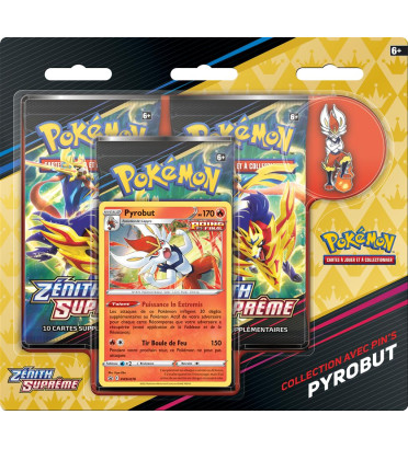 PACK DE 3 BOOSTERS MODELE ALEATOIRE / ZENITH SUPREME / CARTE POKEMON VF