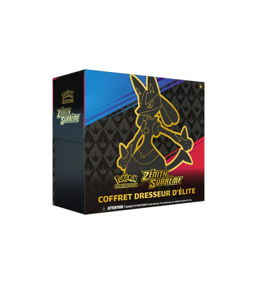 COFFRET DRESSEUR ELITE ZENITH SUPREME ET COFFRET ELECTRODE HISUI / CARTE POKEMON VF