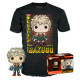 T-SHIRT S AVEC POP BAKUGO METALLIC / MY HERO ACADEMIA / FIGURINE FUNKO POP