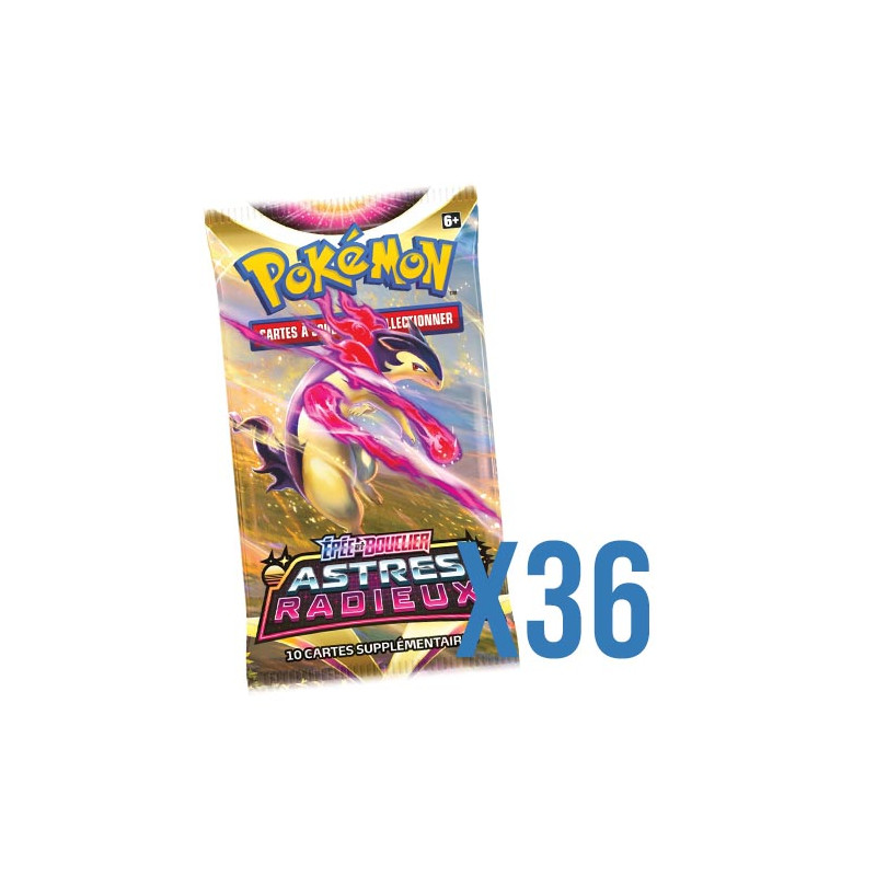 Pokémon - JCC Pokémon : Épée et Bouclier - 12 boosters Tempest Argent x4, Jeu de cartes