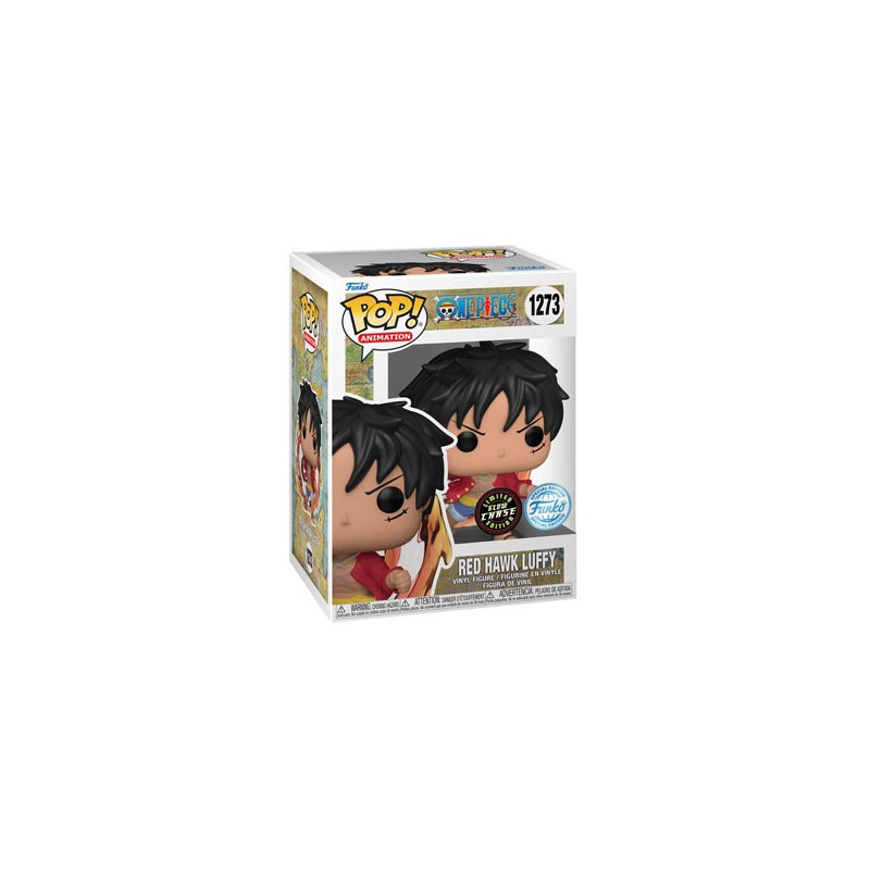 RED HAWK LUFFY / ONE PIECE / FIGURINE FUNKO POP / EXCLUSIVE SPECIAL EDITION / CHASE