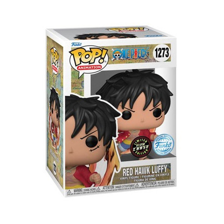 RED HAWK LUFFY / ONE PIECE / FIGURINE FUNKO POP / EXCLUSIVE SPECIAL EDITION / CHASE