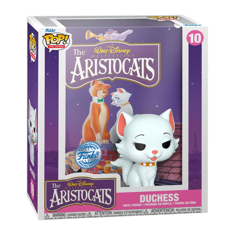 DUCHESS VHS COVER / LES ARISTOCHATS / FIGURINE FUNKO POP / EXCLUSIVE SPECIAL EDITION