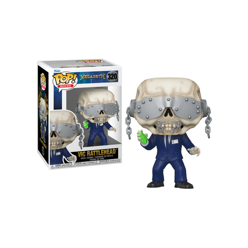 VIC RATTLEHEAD / MEGADETH / FIGURINE FUNKO POP