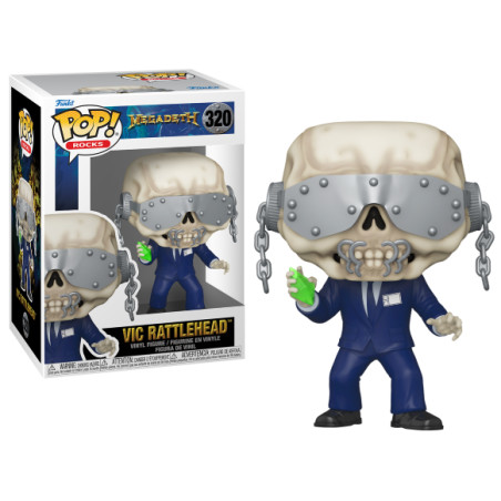 VIC RATTLEHEAD / MEGADETH / FIGURINE FUNKO POP