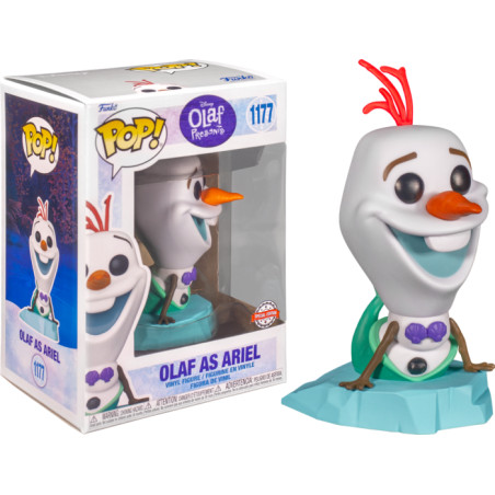 OLAF AS ARIEL / LA REINE DES NEIGES / FIGURINE FUNKO POP / EXCLUSIVE SPECIAL EDITION