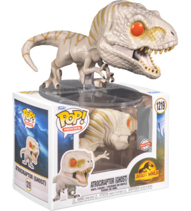 ATROCIRAPTOR GHOST / JURASSIC WORLD / FIGURINE FUNKO POP / EXCLUSIVE SPECIAL EDITION ATROCIRAPTOR GHOST / JURASSIC WORLD / FIGURINE FUNKO POP / EXCLUSIVE SPECIAL EDITION