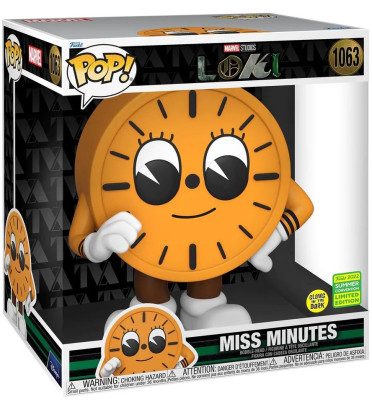 MISS MINUTES SUPER OVERSIZED / LOKI / FIGURINE FUNKO POP / EXCLUSIVE SDCC 2022 / GITD