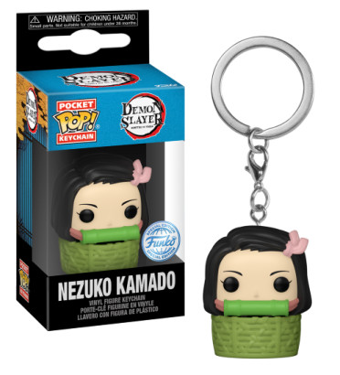 NEZUKO KAMADO IN BASKET / DEMON SLAYER / FUNKO POCKET POP / EXCLUSIVE SPECIAL EDITION