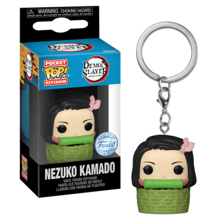 NEZUKO KAMADO IN BASKET / DEMON SLAYER / FUNKO POCKET POP / EXCLUSIVE SPECIAL EDITION