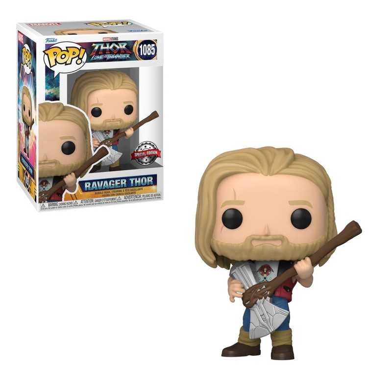 RAVAGER THOR / THOR LOVE AND THUNDER / FIGURINE FUNKO POP / EXCLUSIVE ENTERTAINMENT EARTH