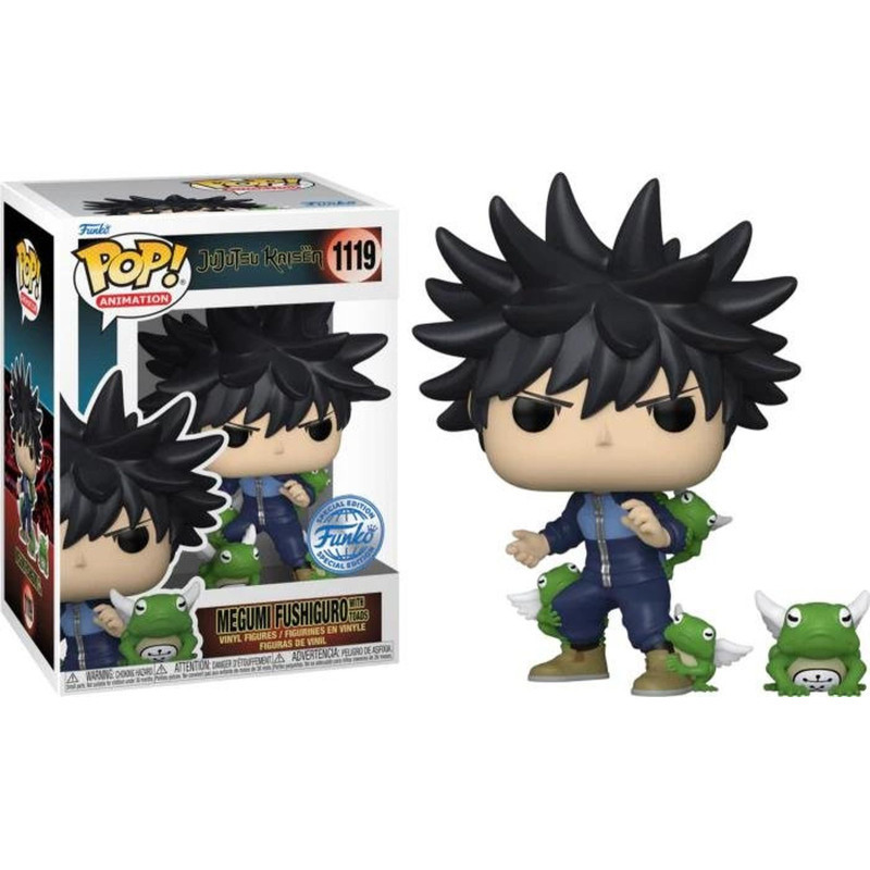 MEGUMI FUSHIGURO WITH TOADS / JUJUTSU KAISEN / FIGURINE FUNKO POP / EXCLUSIVE SPECIAL EDITION