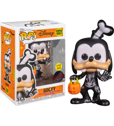 GOOFY AS SKELETON HALLOWEEN / DISNEY / FIGURINE FUNKO POP / EXCLUSIVE SPECIAL EDITION / GITD