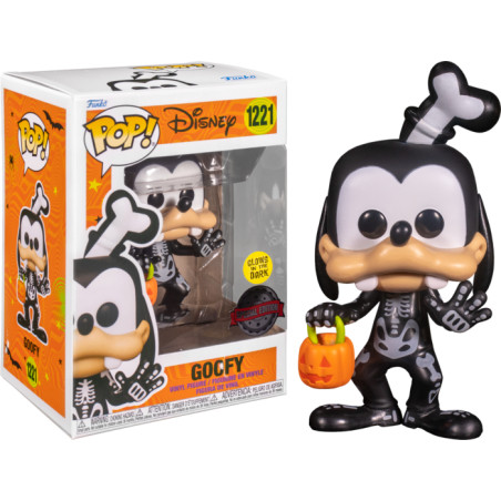 GOOFY AS SKELETON HALLOWEEN / DISNEY / FIGURINE FUNKO POP / EXCLUSIVE SPECIAL EDITION / GITD