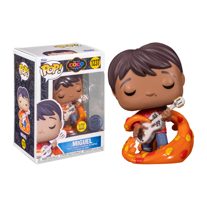 MIGUEL WITH GUITAR / COCO / FIGURINE FUNKO POP / EXCLUSIVE SPECIAL EDITION / GITD