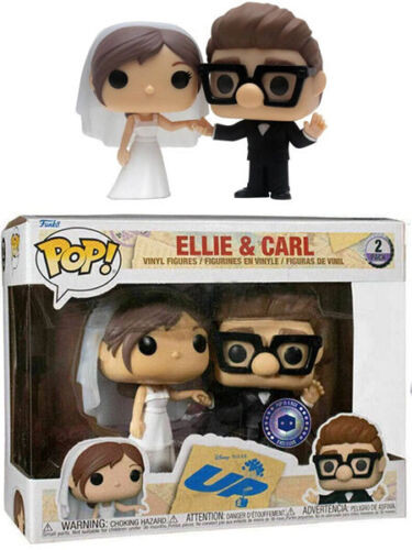 Figurine Ellie Et Carl / La-haut / Funko Pop Disney / Exclusive PIAB