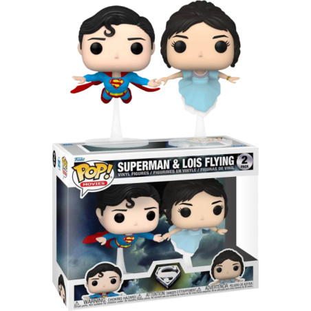 SUPERMAN ET LOIS FLYING / SUPERMAN / FIGURINE FUNKO POP / EXCLUSIVE SPECIAL EDITION