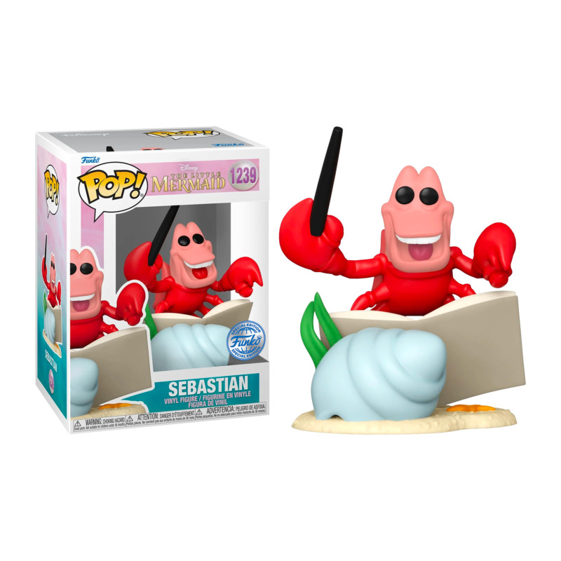 SEBASTIAN / LA PETITE SIRENE / FIGURINE FUNKO POP / EXCLUSIVE SPECIAL EDITION